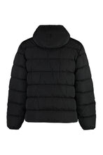 Load image into Gallery viewer, Hooded full-zip down jacket
