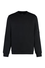 Load image into Gallery viewer, Cotton crew-neck sweatshirt with logo
