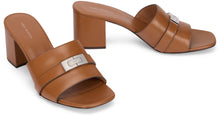 Load image into Gallery viewer, Heeled sandal in leather LeeLee
