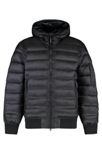 Load image into Gallery viewer, Hooded full-zip down jacket
