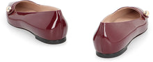 Load image into Gallery viewer, Cleo leather pointy-toe ballet flats

