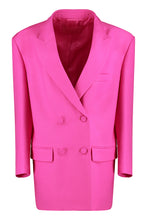 Load image into Gallery viewer, Wool and silk double breasted blazer
