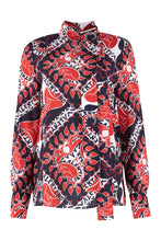 Load image into Gallery viewer, Printed silk blouse
