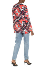 Load image into Gallery viewer, Printed silk blouse
