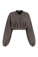 Load image into Gallery viewer, Logo detail cotton sweatshirt
