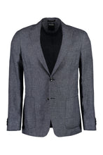 Load image into Gallery viewer, Wool blend single-breast jacket
