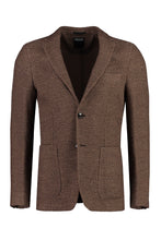 Load image into Gallery viewer, Boucle wool single-breasted jacket
