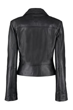 Load image into Gallery viewer, Leather biker jacket

