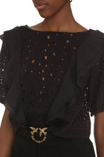 Load image into Gallery viewer, Volterra broderie anglaise cotton blouse
