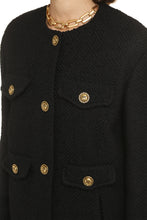 Load image into Gallery viewer, Carolina gold-tone metal button coat

