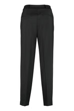 Load image into Gallery viewer, Pietra stretch wool carrot-fit trousers
