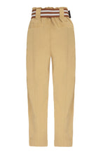 Load image into Gallery viewer, Avida carrot-fit cotton trousers
