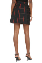 Load image into Gallery viewer, Check pattern wool skirt
