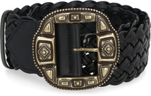 Load image into Gallery viewer, Leather braided belt
