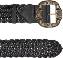 Load image into Gallery viewer, Leather braided belt
