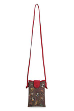 Load image into Gallery viewer, Paisley print crossbody phone holder
