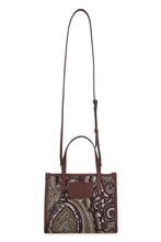 Load image into Gallery viewer, Globetrotter Jacquard fabric mini-tote bag
