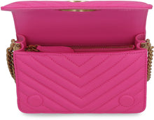 Load image into Gallery viewer, Love Click Mini quilted leather crossbody bag
