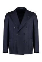 Load image into Gallery viewer, Double-breasted virgin wool jacket
