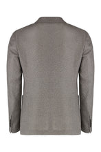 Load image into Gallery viewer, Double-breasted wool and silk jacket

