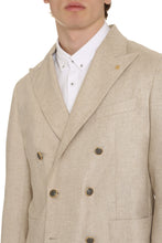 Load image into Gallery viewer, Silk double-breast blazer
