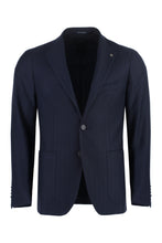 Load image into Gallery viewer, Single-breasted virgin wool jacket

