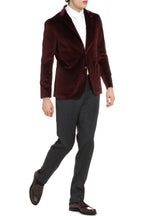Load image into Gallery viewer, Single-breasted velvet jacket
