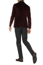 Load image into Gallery viewer, Single-breasted velvet jacket
