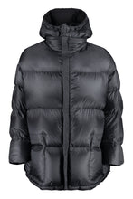 Load image into Gallery viewer, Reversible hooded down jacket
