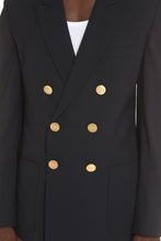 Load image into Gallery viewer, Wool blend double-breasted jacket

