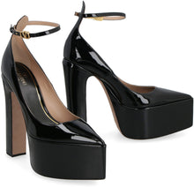 Load image into Gallery viewer, Valentino Garavani - Tan-Go patent leather pointy-toe pumps
