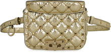 Load image into Gallery viewer, Valentino Garavani - Rockstud Spike metallic leather beltbag
