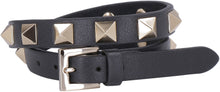 Load image into Gallery viewer, Valentino Garavani - Rockstud leather double-wrap bracelet
