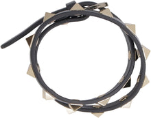 Load image into Gallery viewer, Valentino Garavani - Rockstud leather double-wrap bracelet
