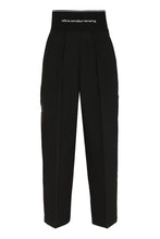 Load image into Gallery viewer, High-rise cotton trousers
