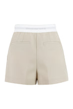 Load image into Gallery viewer, High-waist wool shorts
