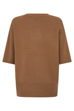 Load image into Gallery viewer, Short sleeve cashmere sweater
