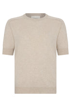 Load image into Gallery viewer, Short sleeve sweater in cashmere
