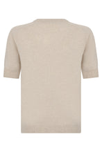 Load image into Gallery viewer, Short sleeve sweater in cashmere
