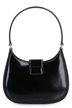 Load image into Gallery viewer, Small leather hobo bag with embossed W logo
