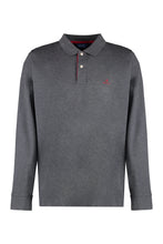 Load image into Gallery viewer, Long sleeve cotton polo shirt
