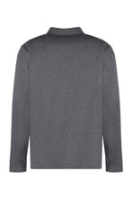 Load image into Gallery viewer, Long sleeve cotton polo shirt

