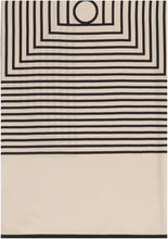 Load image into Gallery viewer, Silk scarf with central monogram

