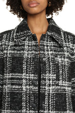 Load image into Gallery viewer, Olivia Logo checked wool jacket
