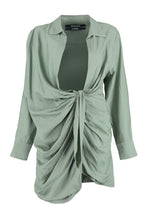 Load image into Gallery viewer, Bahia asymmetric mini dress
