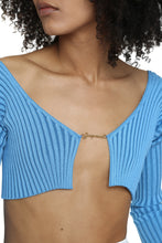 Load image into Gallery viewer, Pralu ribbed cropped cardigan
