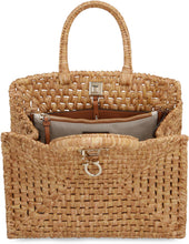 Load image into Gallery viewer, Studio Box raffia handbag
