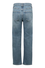 Load image into Gallery viewer, 5-pocket straight-leg jeans
