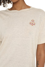 Load image into Gallery viewer, Zewel logo print linen t-shirt
