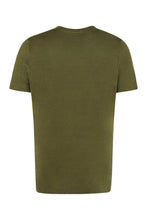 Load image into Gallery viewer, Logo print linen t-shirt
